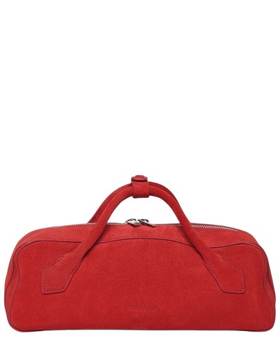 Walter Baker Delilah Suede Satchel Women's Red