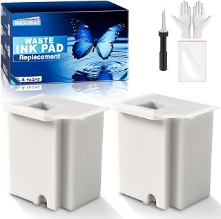 Waste Ink Pad Replacement with Reset Software for Ecotank ET-2800 ET-4800 ET-2720 ET-2803 ET-2400 ET-4700 2800 4800 2720 2803 ET2800 ET4800 Printer, Maintenance Box with Reset Software (3 Packs)
