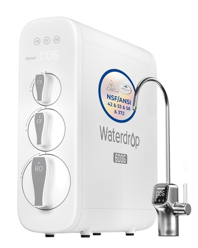 Waterdrop G3P600 Reverse Osmosis System 8-stage Filtration-Certified Refurbished