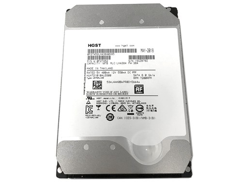 WD/HGST 10TB Ultrastar HE10 SATA 6Gb 256MB 3.5" Enterprise HDD - HUH721010ALE600