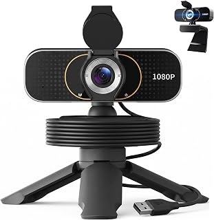 the Webcam for PC that Just Works - Every Time All Platforms | Plug and Play No Driver Needed, Crystal Clear 1080p Full HD, Your Privacy Physically Protected, Mount It Anywhere in Seconds