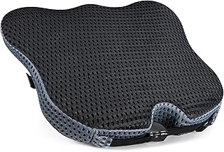 Wedge Car Seat Cushion for Driving for Better Visibility & Sciatica Relief