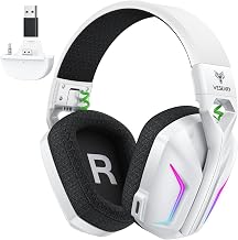 WESEARY Wireless Gaming Headset for Xbox Series X|S, 2.4GHz Ultra-Low Latency Headset with Noise Cancelling Mic for PC, PS5, PS4, Switch, Mac, 3D Surround Sound, Bluetooth 5.4, 50H Battery