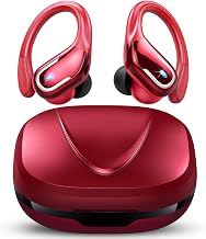 Wireless Earbud, 75Hrs Bluetooth 5.4 Headphones IP7 Waterproof for Sport, Running Wireless Earphones with ENC Noise Canceling Mics, Deep Bass Over Ear bud with Earhooks for Android, iOS, Workout, Gym