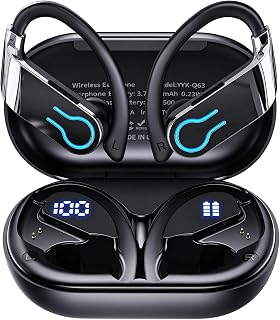 Wireless Earbuds Bluetooth 6.1 Sports 120 Hrs with Fast Charging Case