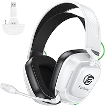 Wireless Gaming Headset with Noise-Canceling Mic for Xbox Series X/S, Xbox One, PS4, PS5, PC, Mac, 2.4GHz Wireless & Bluetooth 5.4 Gaming Headphones, 100-Hour Battery, 50mm Drivers