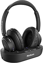 Wireless Headphones for TV, TV Headphones Wireless for Seniors | Charging Dock, 65H Playtime, Low Latency, Plug-Play, Optical RCA AUX Bluetooth, Assistive Hearing Headset, Gifts for Elderly