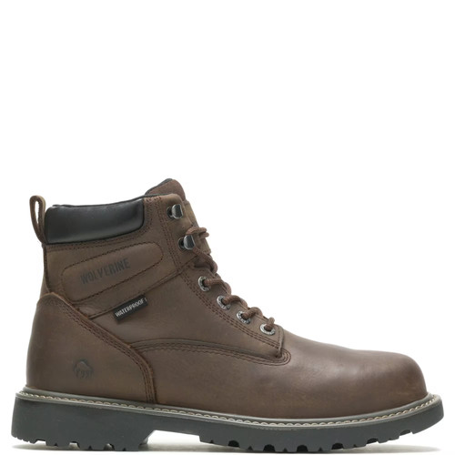Wolverine Men Floorhand Waterproof 6" Work Boot Work Boots Leather