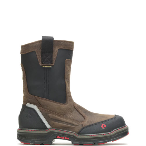 Wolverine Men Overman Waterproof CarbonMAX&reg;  Wellington Work Boots Leather