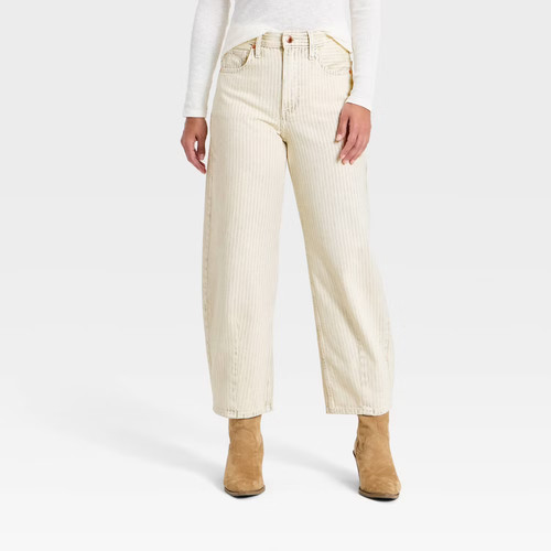 Women's High-Rise Barrel Jeans - Universal Thread
