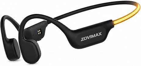 X500 Bone Conduction Headphones, Open Ear, LED Light, IP67 | Open-ear Bluetooth sports headset for running, cycling, workouts & outdoor use, with rear LED safety light and built-in mic