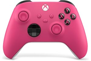 Xbox Wireless Gaming Controller | Deep Pink | Console, PC, & Cloud Devices | Textured Grip | Wireless, Bluetooth, USB-C Connectivity