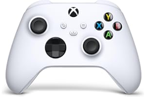 XBOX Wireless Gaming Controller | Robot White | Consoles, PCs, TVs, mobile, and more | Textured Grip | Wireless, Bluetooth, USB-C Connectivity