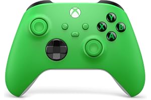 Xbox Wireless Gaming Controller | Velocity Green | Consoles, PCs, TVs, mobile, and more | Textured Grip | Wireless, Bluetooth, USB-C Connectivity