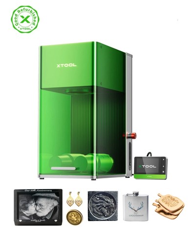 xTool F1 Ultra 20W Dual Laser Engraver & Cutter, 3D, Smart Camera - Refurbished