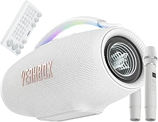 YEAHBOX Ultra 320 K Portable Bluetooth Party Speaker Karaoke PA Speaker | 320W RMS / 500W Peak, 3-Way 5-Driver Sound, 6&times;9 Racetrack Woofer, Dual Wireless Mics, HDMI ARC, TWS, RGB RhythmSync