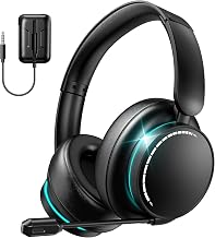 YPBDAN MD33 Wireless Gaming Headset for Xbox Series X|S, Xbox One, PS5, PC &ndash; 60H Playtime Bluetooth Headphones with Noise Canceling Mic, 3D Surround