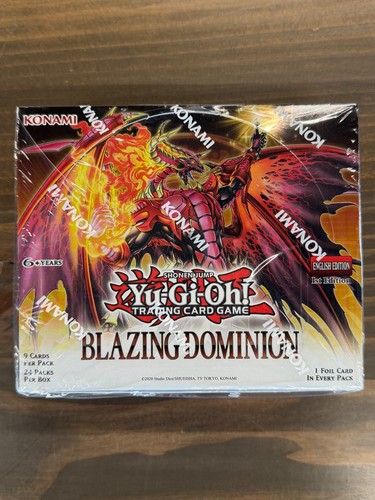 Yugioh Blazing Dominion Booster Box 1st Edition Factory Sealed