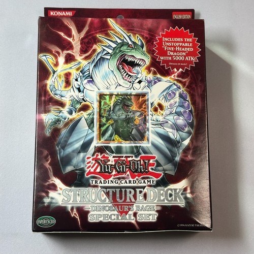 Yugioh Dinosaur's Rage Structure Deck Special Set 1st Edition Sealed Deck