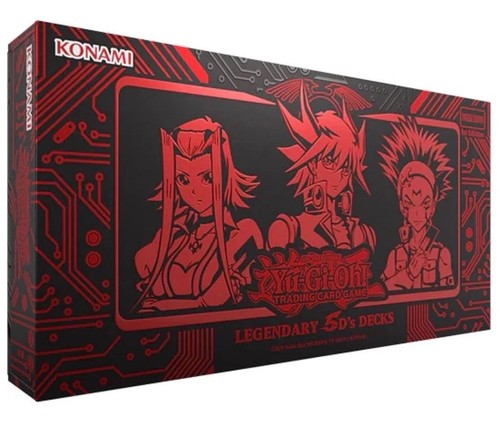 Yugioh Legendary 5D's Decks Box Set Brand New Factory Sealed! IN HAND!