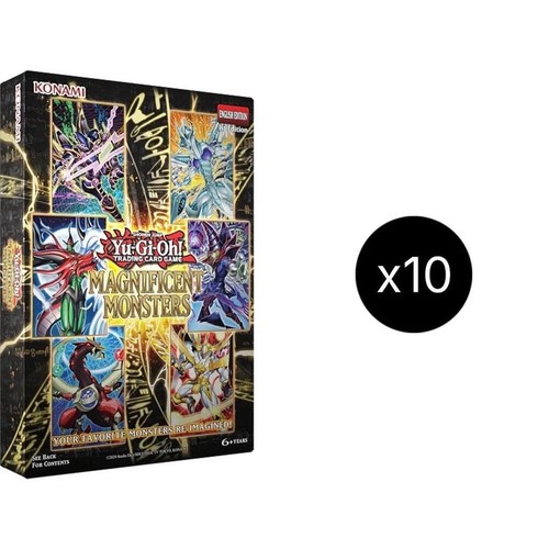 Yugioh Magnificent Monsters Display Box (10 Mini Boxes) Factory Sealed Ships 9/4